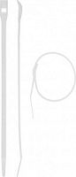 Кабельные стяжки белые КОБРА, с плоским замком, 7.6 х 280 мм, 10 шт, нейлоновые, ЗУБР Профессионал